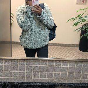 Fluffy Jacket , Half Zip